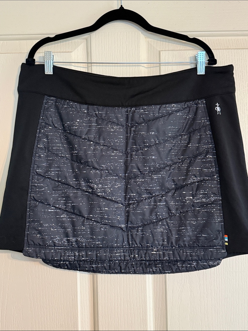 Smartwool Black Quilted Front Active Skort